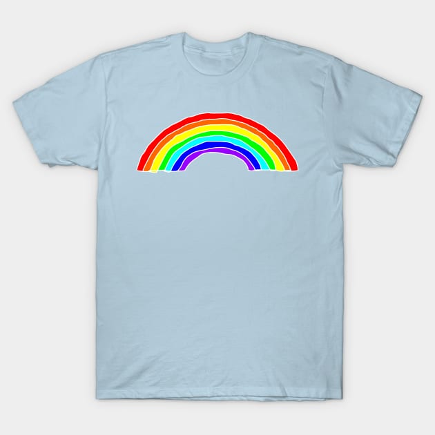 Rainbow Relaxation T-Shirt by ellenhenryart